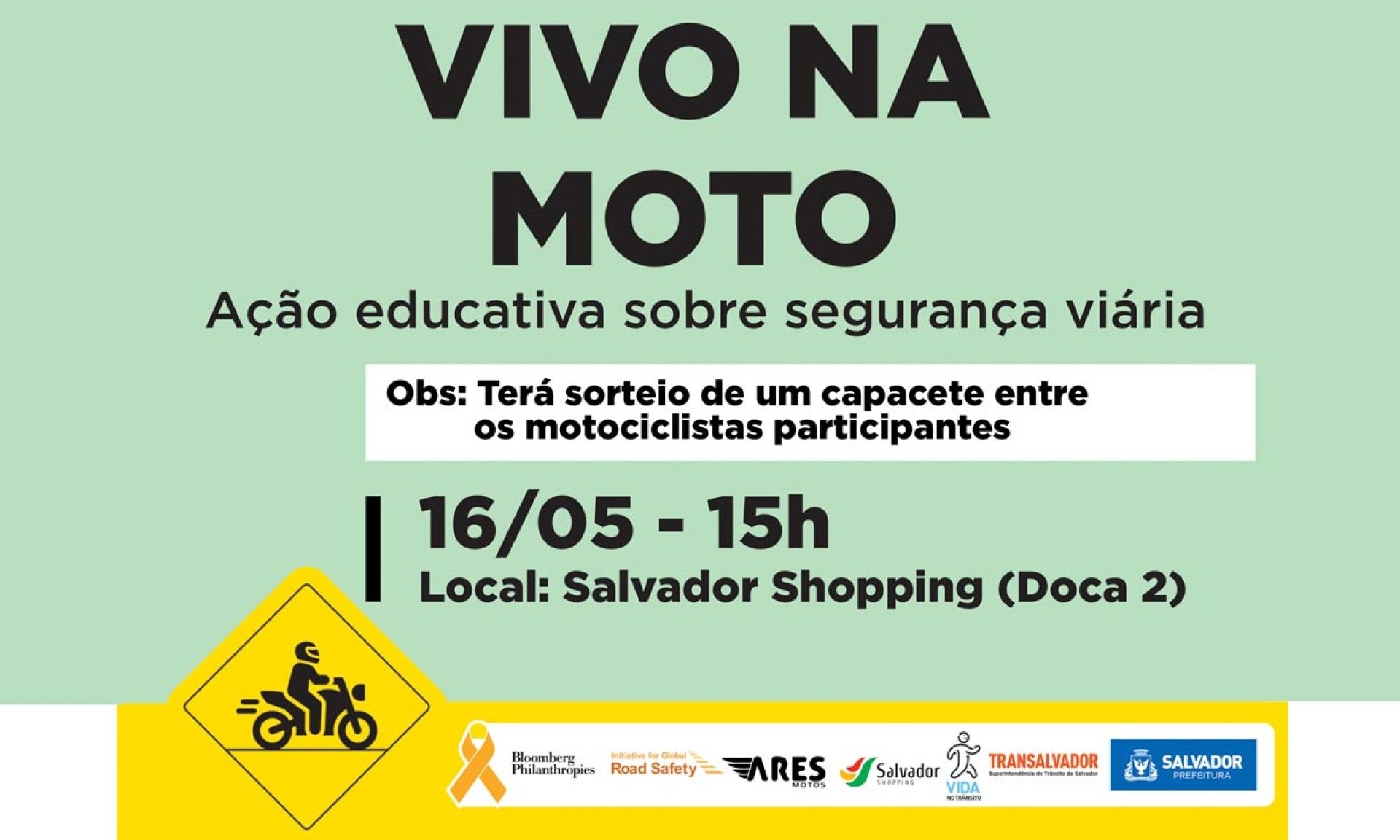 Ação visa educar crianças sobre práticas seguras no trânsito